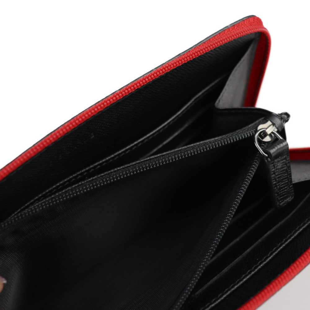 Celine Python Embossed Long Wallet Red - image 5